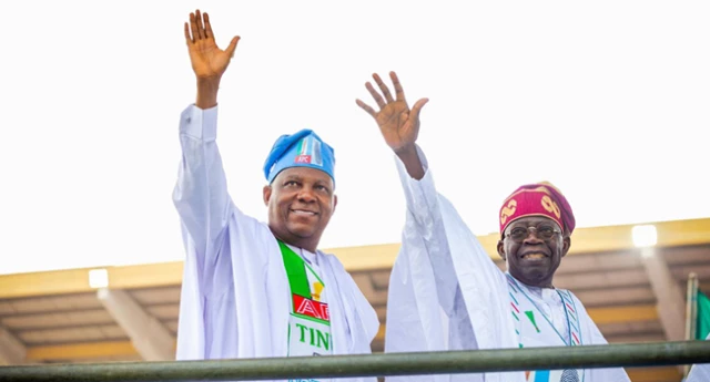 President Bola Tinubu and Vice President Kashim Shettima